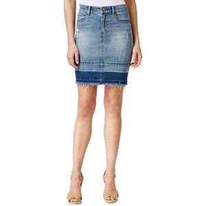Kut From the Kloth Rosie Distressed Pencil Skirt